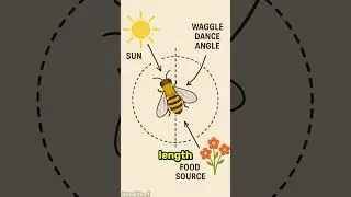 How Do Bees Use Dance to Show Direction? #animals #bee #dance #zoo