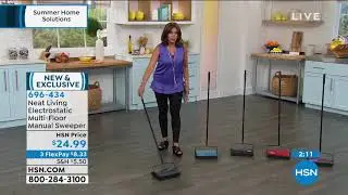 Neat Living Electrostatic MultiFloor Manual Sweeper
