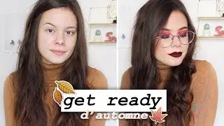 GRWM d'automne ・maquillage, coiffure, tenue.
