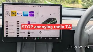 Radio traffic announcements (TA) workaround until Tesla releases a fix