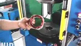 Automatic stator coil middle forming and shaping machine