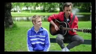 Lars Vaular og Sondre Lerche - Øynene Lukket (akustisk i parken)