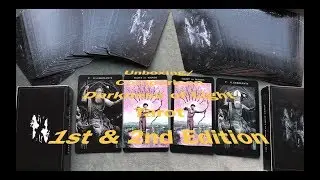 Unboxing/Comparison Of Darkness of Light Tarot 1st & 2nd edition