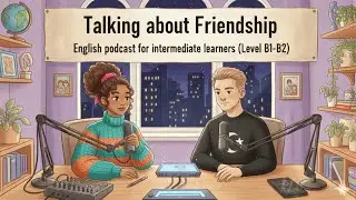 Talking about Friendship | English podcast for intermediate learners (Level B1-B2)