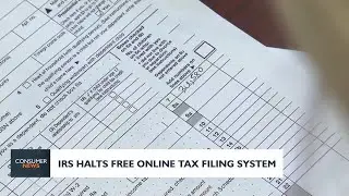 Consumer Headlines: IRS halts free online tax filing system