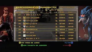 Duke Nukem 3D (XBLA) NukemDave vs Stoner Taylor89 Dukematch ranked match (Leaderboard)