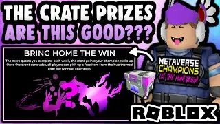 These Crates Will Unbox Into Something AMAZING? (ROBLOX METAVERSE CHAMPIONS)