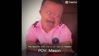 POV the teacher tells you go sit next to Mason. POV: Mason.. #fypシ゚viral #edit #funny