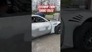 1200WHP WIDEBODY TWIN TURBO 350Z! #turbo #widebody #2step