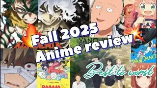 Fall 2025 anime review (best to worst) #anime #fall2025 #christmas #tendance #maxtonhallseason2 