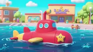 Submarine to Sea Star School | Nursery Rhymes & Kids Songs for Kids