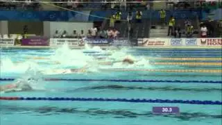 CWG Delhi 2010 - 100m Freestyle Final- Brent Hayden wins gold in games record time