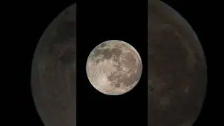 Super Moon of 6th October 2025 rare astronomical event live through telescope #moon #supermoon