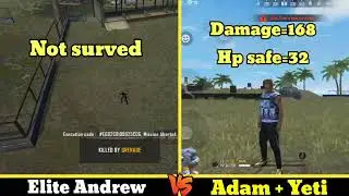 ELITE ANDREW VS ADAM AND YETI FULL ABILITY TEST IN FREE FIRE-PARA SAMSUNGA2,A4,A7,J2,J4,J7,S2,S4,S7,