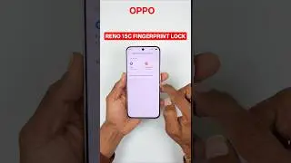 Oppo reno 15c 5g me fingerprint lock kaise lagaye - #opporeno15c#fingerprintsensor #settings #shorts