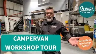A tour of our campervan workshop 🧡 Plus meet some of the Orange Family working on the 'vans!