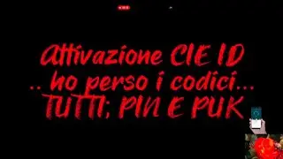 Attivazione #cod PIN & PUK dall' #app cieid #governo  #patente #italia 