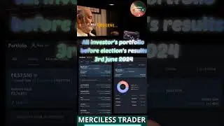 Share market  at ATH 🔥🔥🔥🔥🔥 3rd june before election's results. #mercilesstrader #nifty