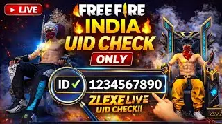 🔴 FF INDIA LIVE 🔥 UID CHECK + RANK GAMEPLAY | Free Fire Live Hindi