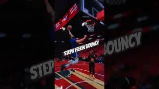 Steph feelin' BOUNCY 💥 #nba #basketball #dunk #nbadunk #stephencurry
