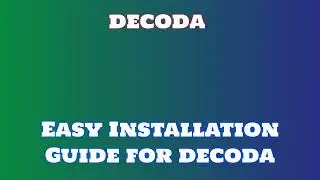 decoda FAQ Installation: Watch the Video SNC-PSKS-JS-E