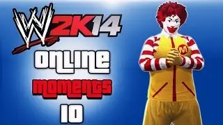 WWE 2K14 Triple Threat Cage match! Happy Meal time!