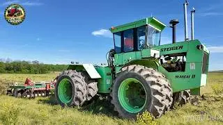 Ratowanie mokrego pola za pomocą ciągnika Steiger Bearcat II