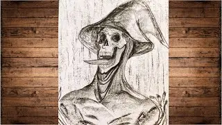 how to draw a skull grim reaper easy step by step drawing for beginners