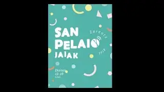 Bidasoako Erraldoiak. Zarautz. San Pelaio Jaiak 2018/06/24