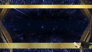 4K GRADUATION GOLDEN AND BLUE THEMED BACKGROUND VIDEO LOOP │ FREE DOWNLOAD │ MOVING BACKGROUND