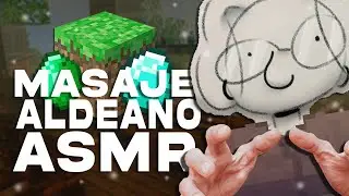 ASMR Aldeano de Minecraft te da un Masaje Relajate🦶💤 | ASMR en español