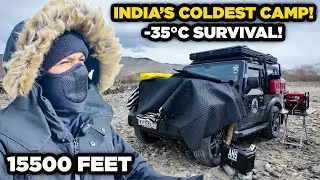 Surviving India’s Coldest Night at 15,500 ft !