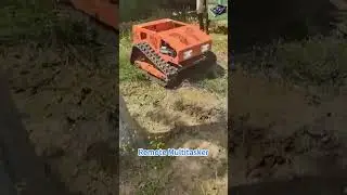 Wireless radio control crawler tank lawnmower China manufacturer factory distributor#roboticmower