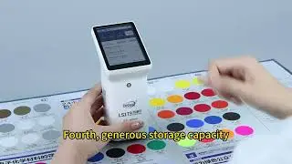 Video Demonstrate for LINSHANG LS173 D/8 Touch Screen Colorimeter