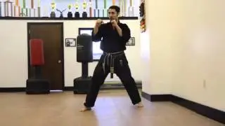 44) Front Ball Kick (Left Foot) - (GetFitivity.com)