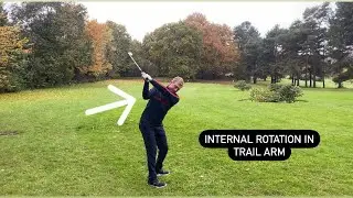 Shallowing - external rotation of the trail arm