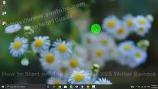 Windows 10 Home : How to Start or Stop SQL Server VSS Writer Service