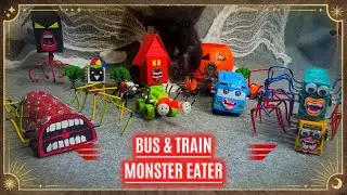 Upgrade The Evolution School Bus Eater, Train Eater Spider Legs, Monster Truck House Head