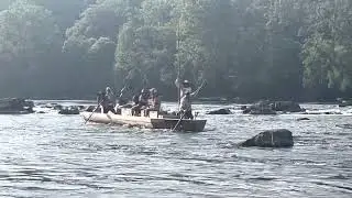James River Batteau Festival 2023 Higginbotham Falls &ldquo;Man Down!&rdquo;