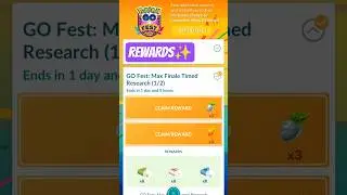 Go Fest: Max Finale Timed Research Rewards Pokemon Go#pokemongo #timedresearch #pokemongoshorts