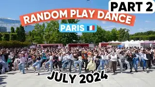 RANDOM PLAY DANCE - JULY 2024 @ K-STREET FESTIVAL - PARIS, FRANCE DAY 2 PART 2 🇫🇷💕 [KPOP IN PUBLIC]