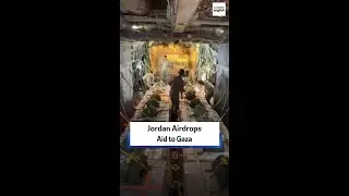 Jordan Airdrops Aid To Gaza