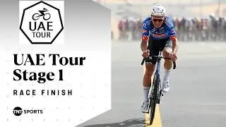 FIRST RACE, FIRST WIN! 🔥 | UAE Tour Stage 1 Final KM's | TNT Sports Cycling