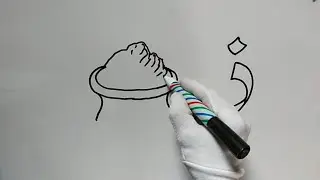 how to draw haroof e tahaji pictures using harf zaal || easy drawing step by step