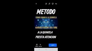 #QUINIELA # METODO # GANAR LOTERIAS Y QUINIELAS METODO # WASAP 