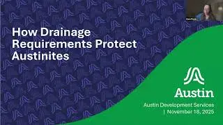 Land Development Academy - How Drainage Requirements Protect Austinites