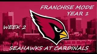 Madden 04: Arizona Cardinals Franchise Mode Year 1 - Week 2 v.s. Seattle Seahawks