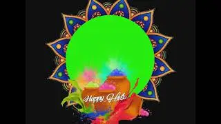 holi colour black screen