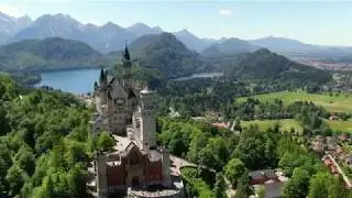 Mit Drohne zum Schloss Neuschwanstein
