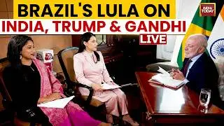 Lula Da Silva Exclusive LIVE: BRICS, Trump & Friendship With PM Modi | India Today